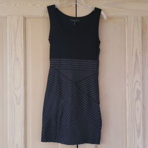 BCBG black and gray dress